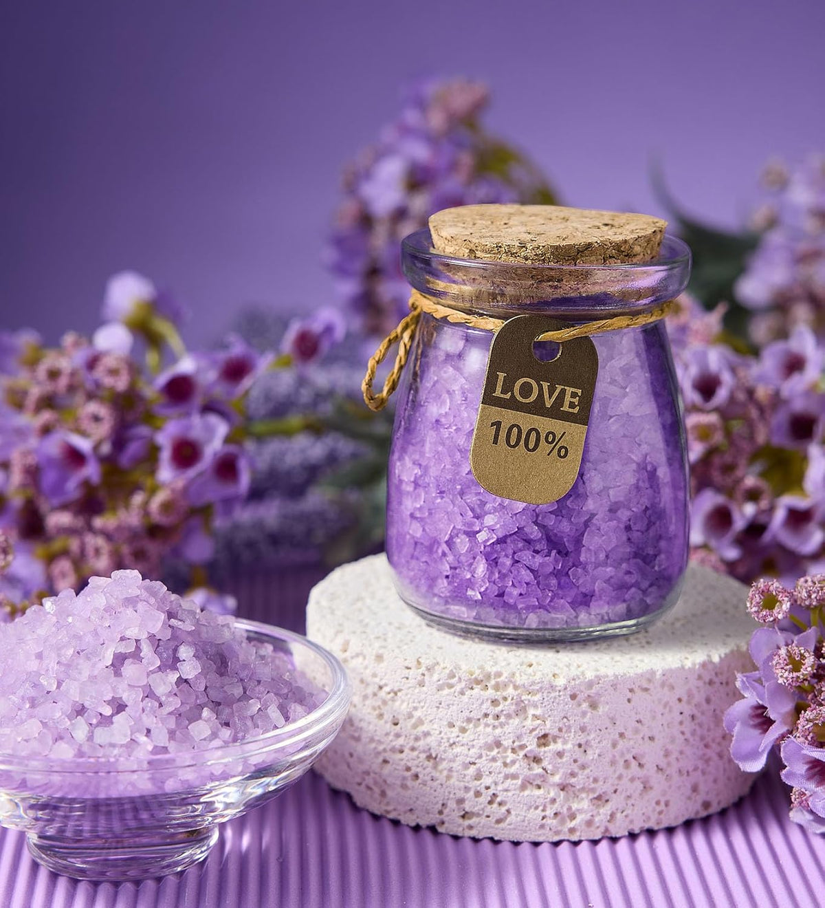 Birthday Gifts for Women, Gifts for Women Mom Wife Her Grandma Sister Friends, Lavender Spa Gift Basket for Her, Self Care Gift Set with 20Oz Tumbler, Candle & Bath Salts