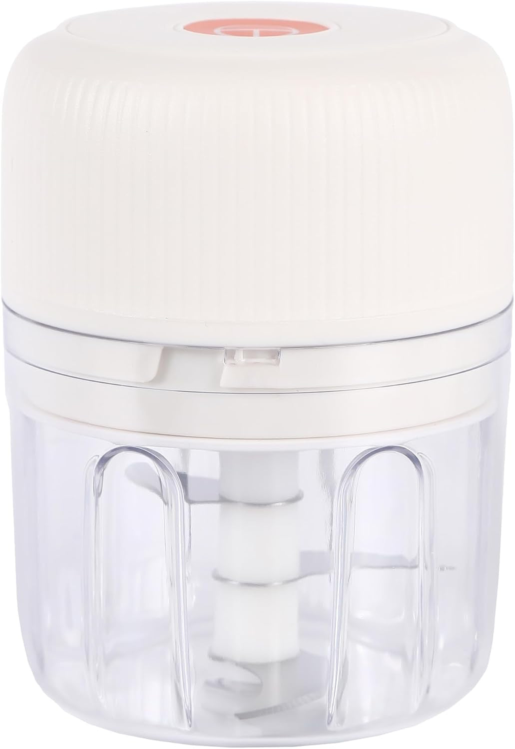 Electric Garlic Chopper, 250ML USB, Mini Vegetable Onion Chopper White Col