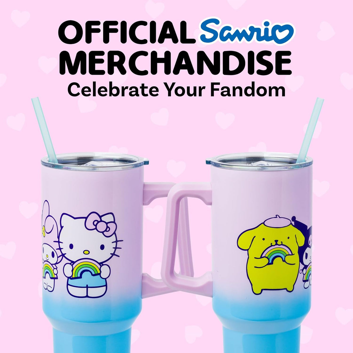 Sanrio Hello Kitty and Friends Stainless Steel Tumbler, 40Oz