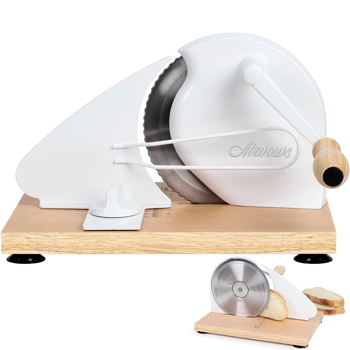 Manual Bread Slicer for Homemade Bread,Even Slicing from Thin to Thick