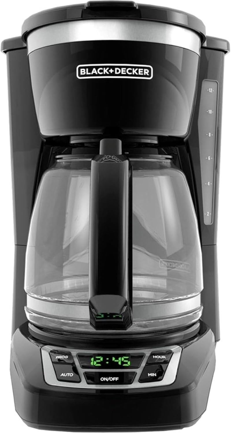 12-Cup Vortex Drip Coffee Maker