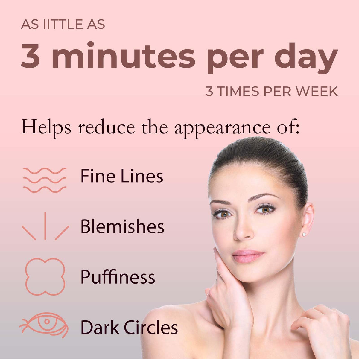 4-in-1 Light-Therapy-Wand,Red Light Therapy for Face and Neck - Microcurrent Facial Device for Anti-Aging - Face & Eye Massager Skincare (2 Colors led Light)