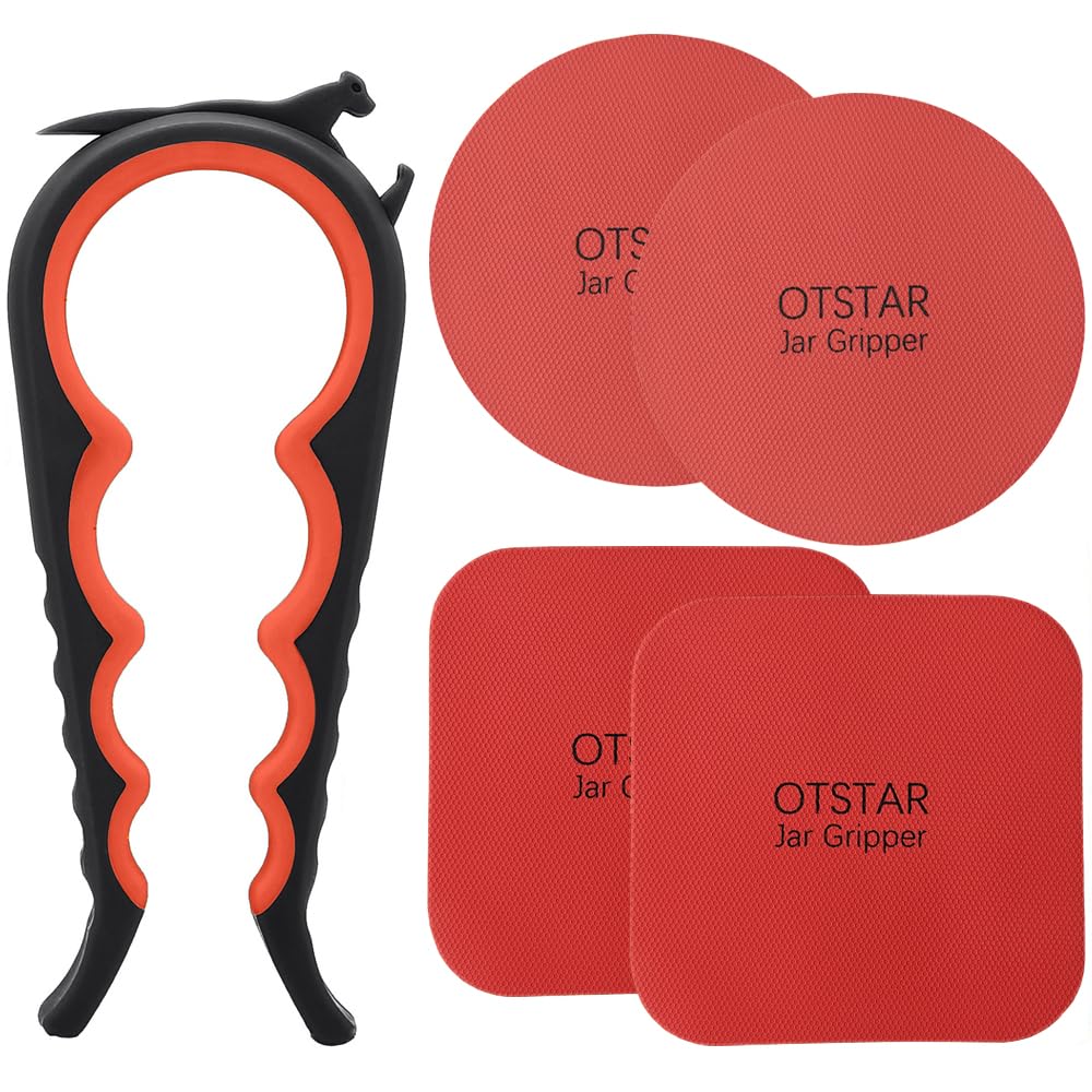 Otstar Jar Opener & Bottle Opener for Seniors with Arthritis, Weak Hands