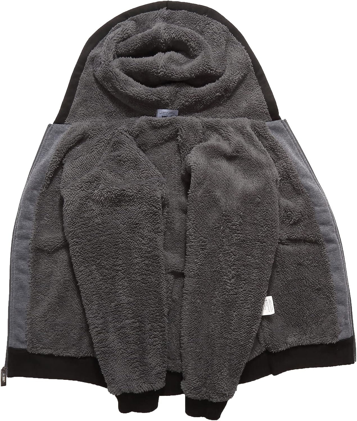 Boys Fleece Jacket Sherpa Lined Zip up Hoodie for Kids