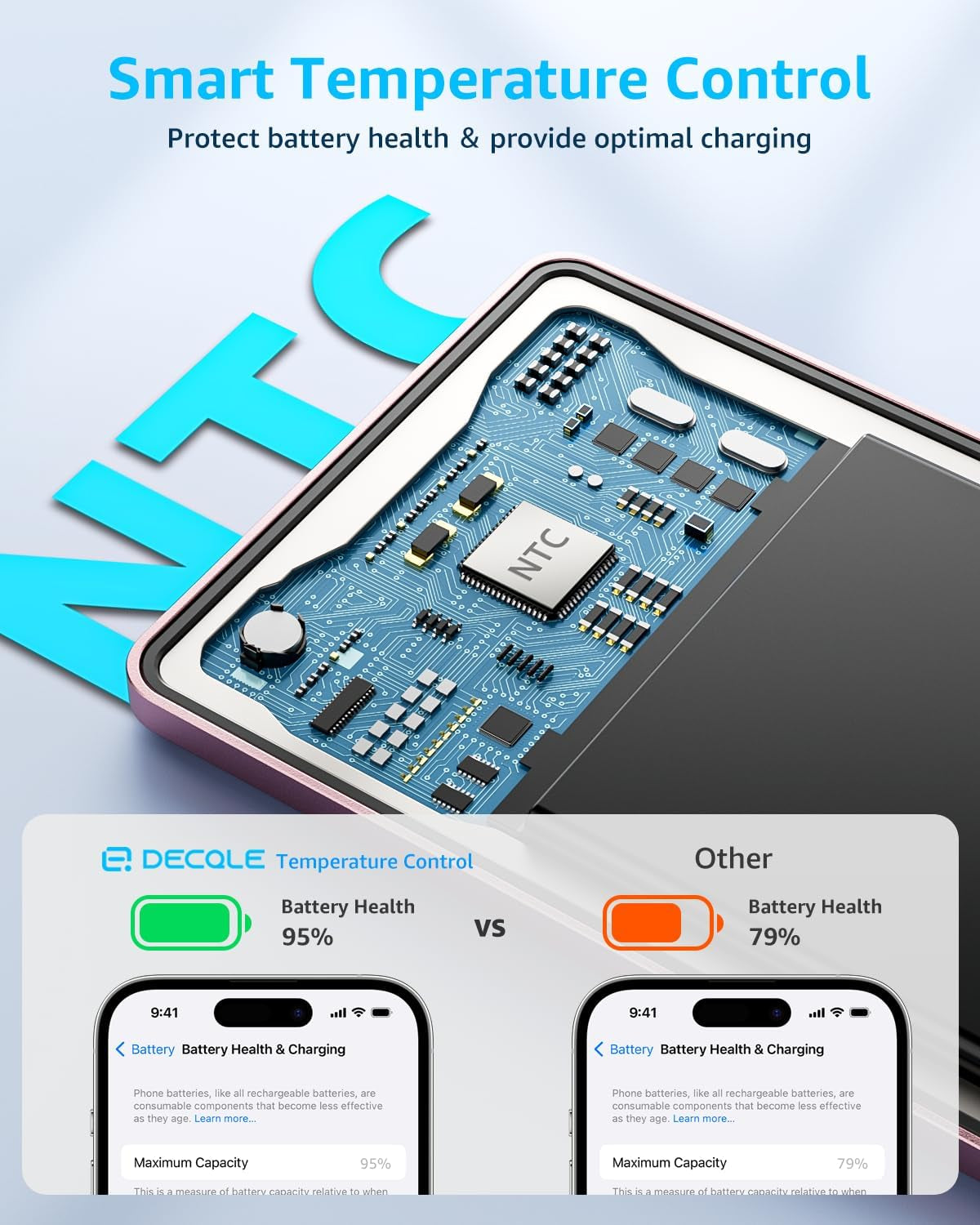 “Air” Power Bank for Magsafe 5000Mah Ultra Slim Battery Charger Case