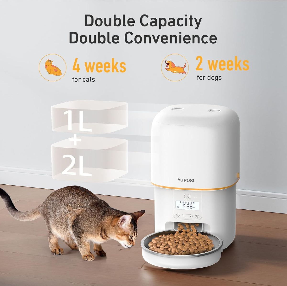Automatic 3L Cat Feeder