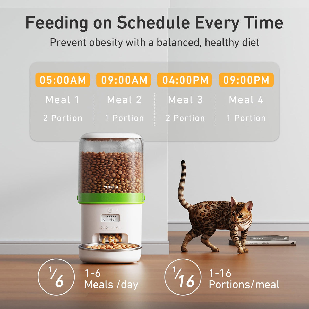 Automatic 3L Cat Feeder