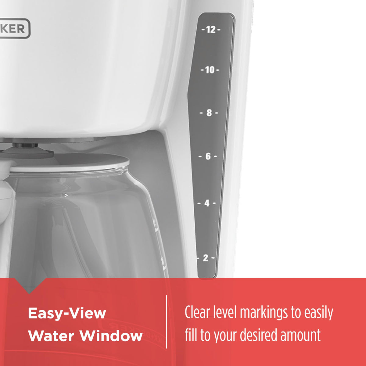 12-Cup Vortex Drip Coffee Maker