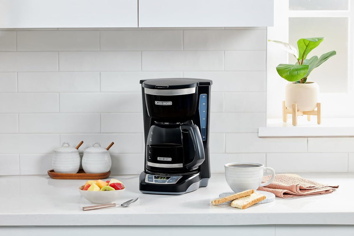 12-Cup Vortex Drip Coffee Maker