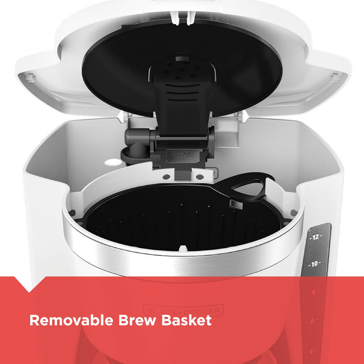 12-Cup Vortex Drip Coffee Maker