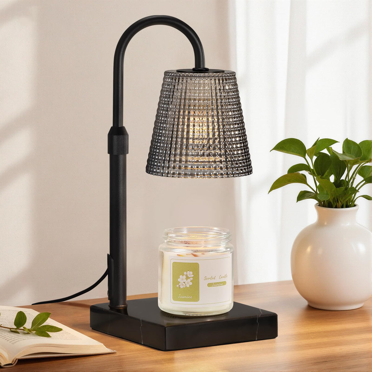 Hong-in Candle Warmer Lamp with Timer, House Warming Gifts New Home Decor