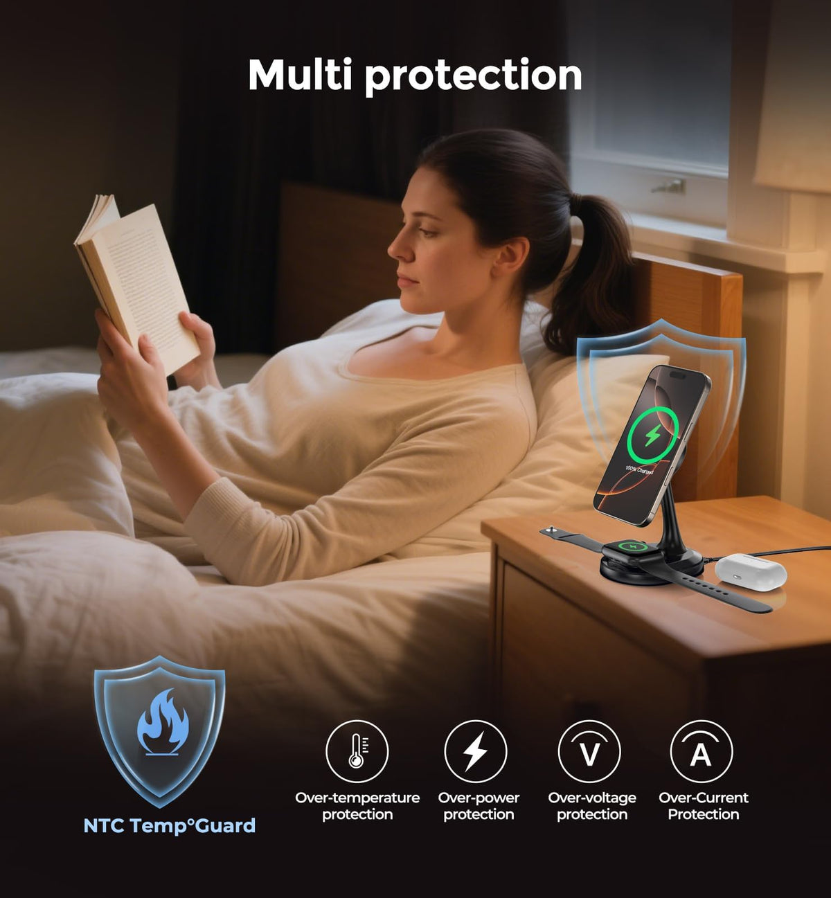 15W Magnetic Wireless Charging Stand
