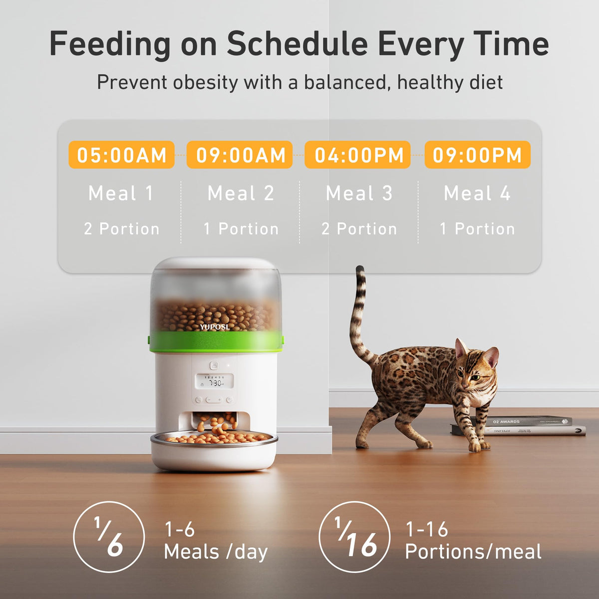 Automatic 3L Cat Feeder