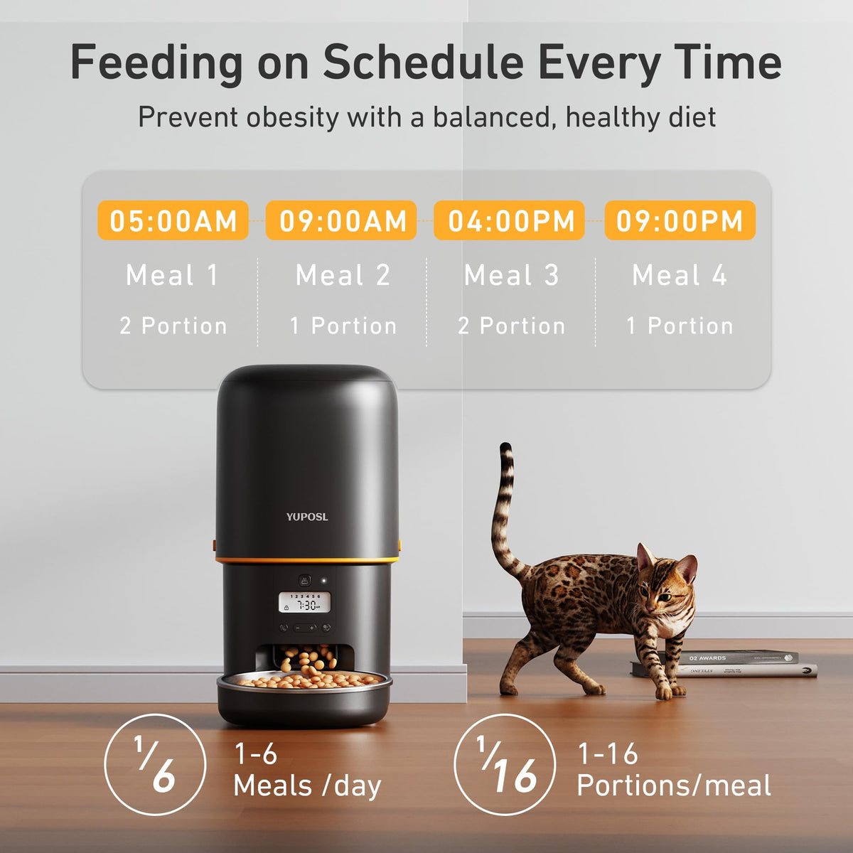Automatic 3L Cat Feeder