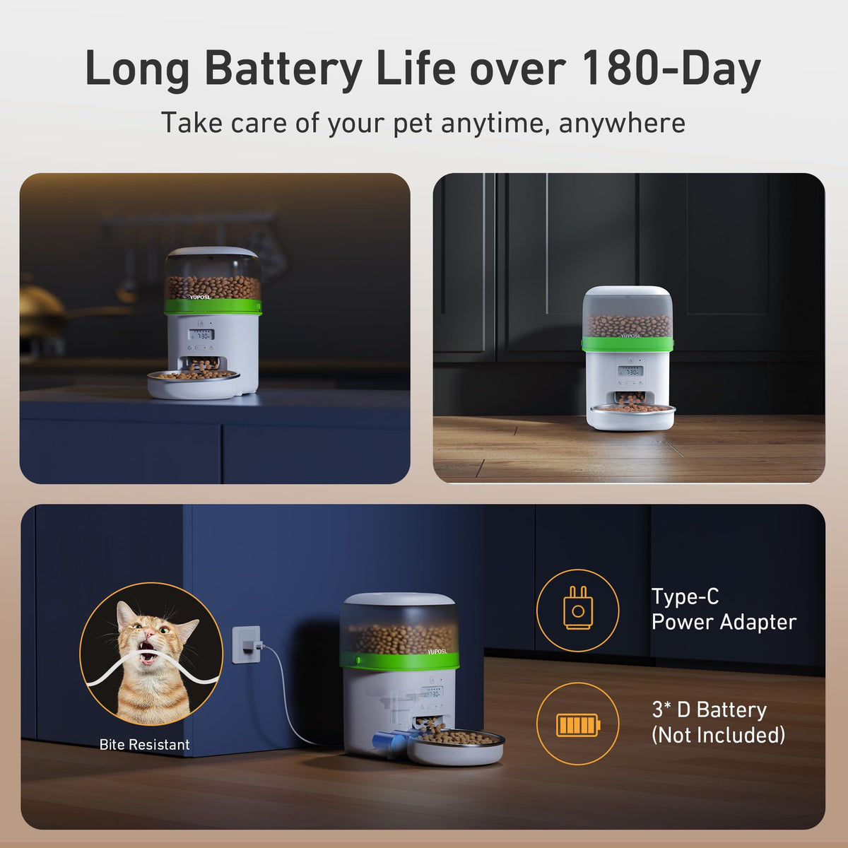 Automatic 3L Cat Feeder