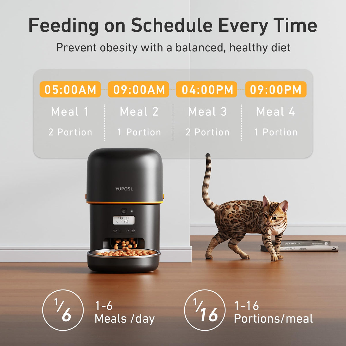 Automatic 3L Cat Feeder