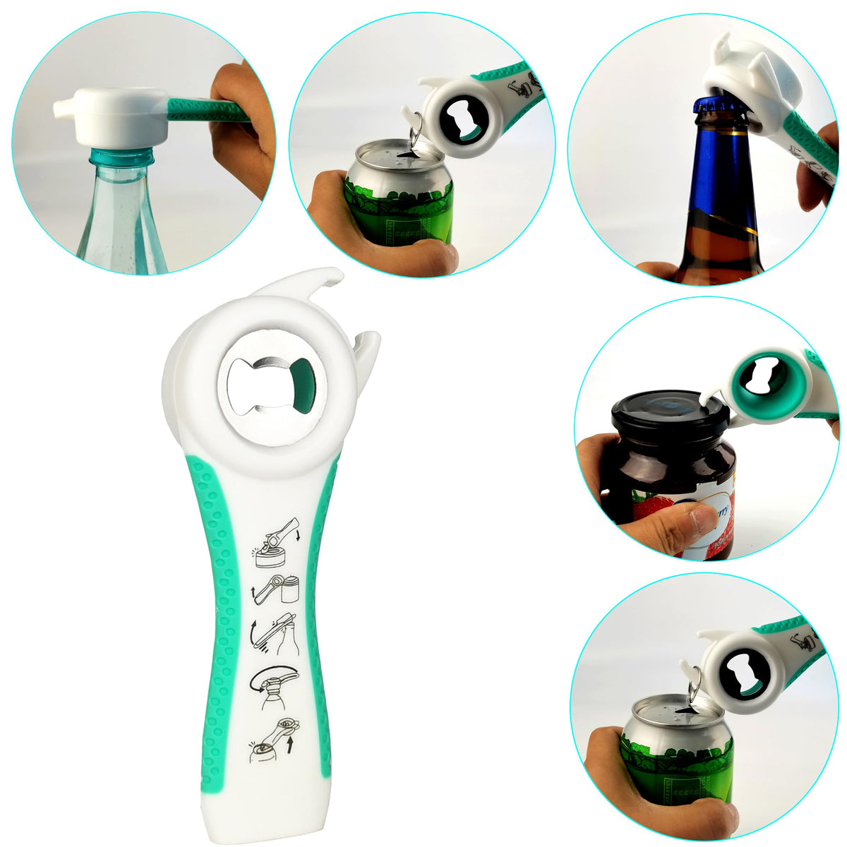 Otstar Jar Opener & Bottle Opener for Seniors with Arthritis, Weak Hands