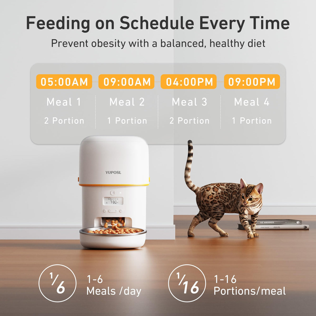 Automatic 3L Cat Feeder