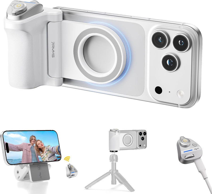 7RYMS 7RIG G1 Magnetic Phone Camera Grip for iPhone Android-Wireless Remote