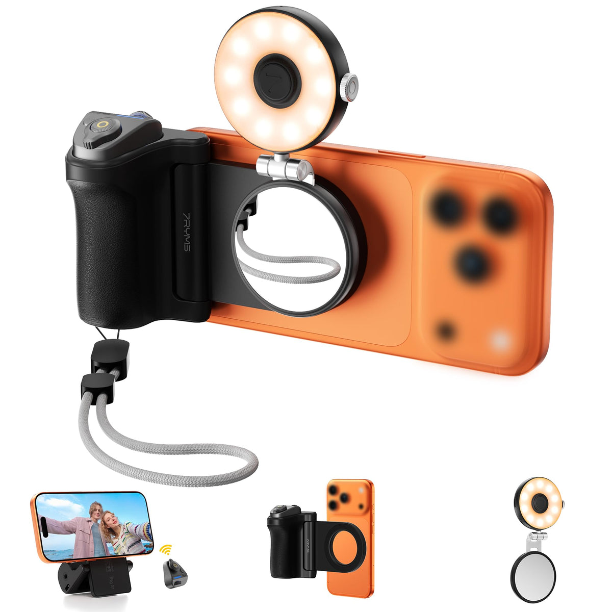 7RYMS 7RIG G1 Magnetic Phone Camera Grip for iPhone Android-Wireless Remote