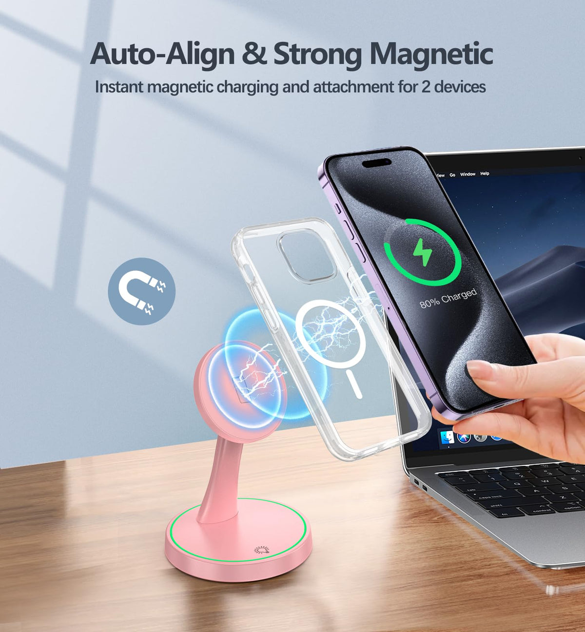 15W Magnetic Wireless Charging Stand