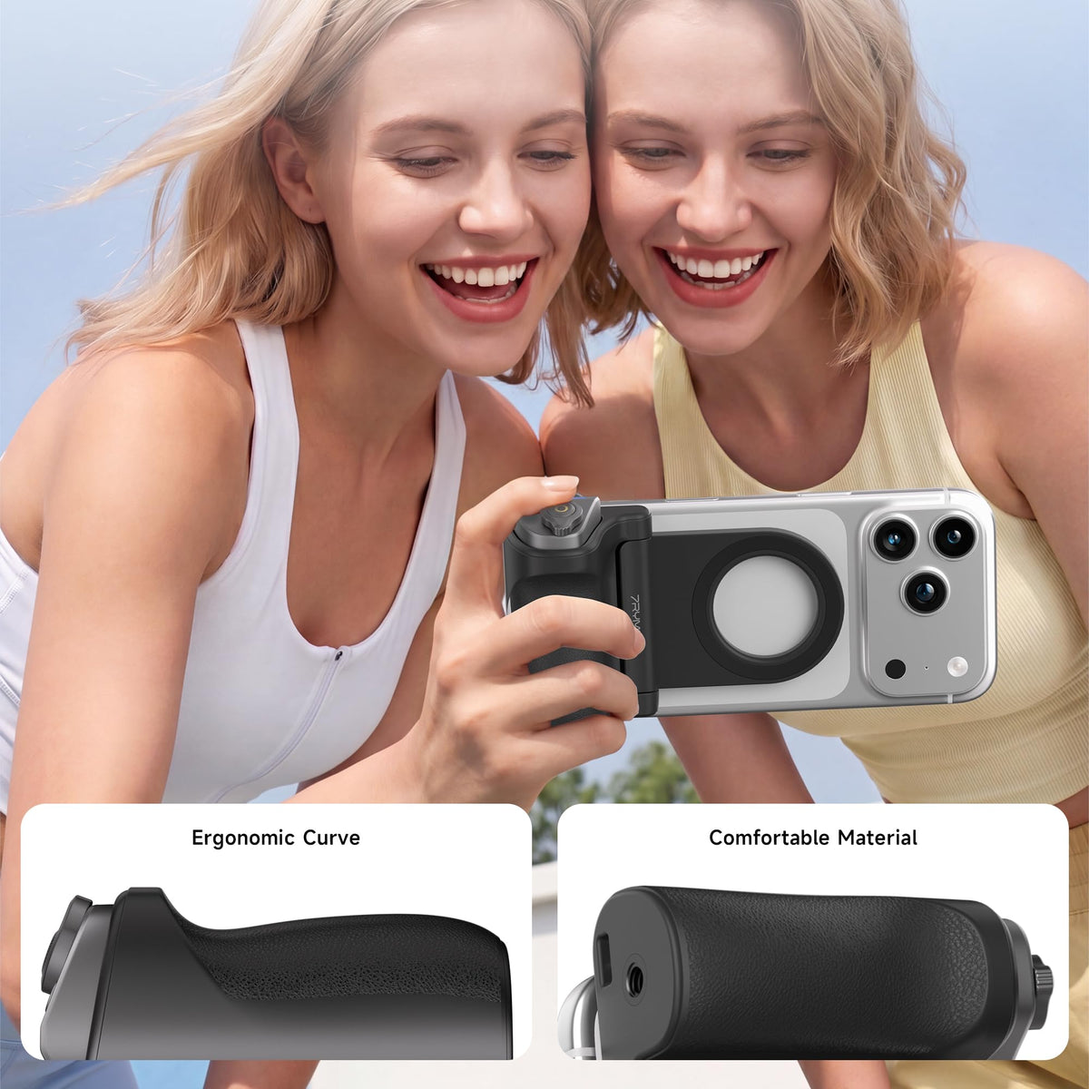 7RYMS 7RIG G1 Magnetic Phone Camera Grip for iPhone Android-Wireless Remote
