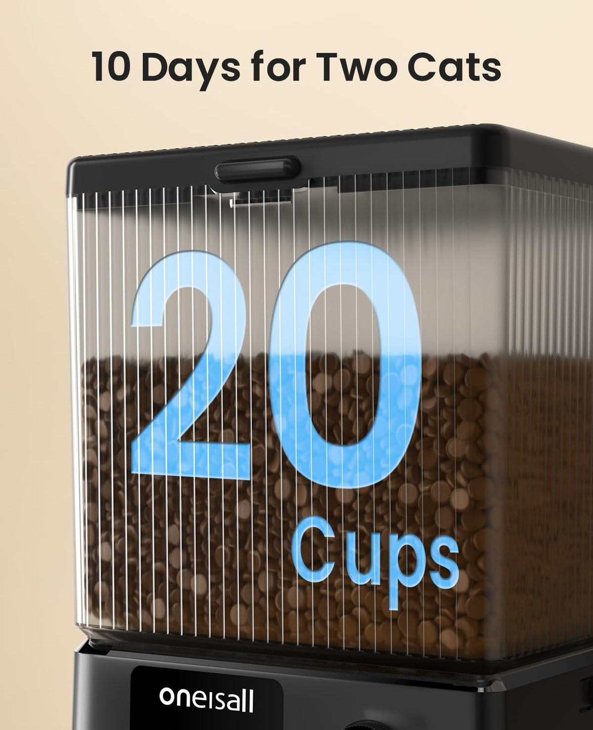 Automatic Cat Feeder for 2 Cats