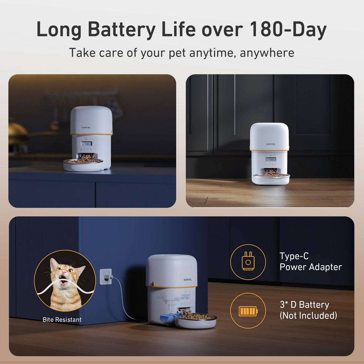 Automatic 3L Cat Feeder