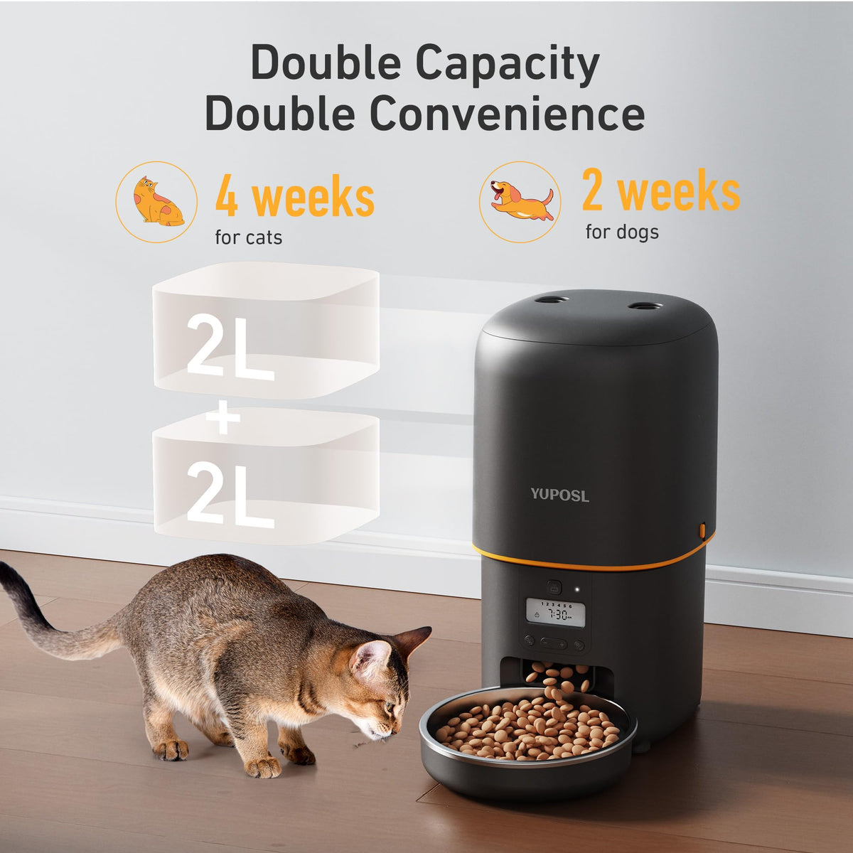 Automatic 3L Cat Feeder
