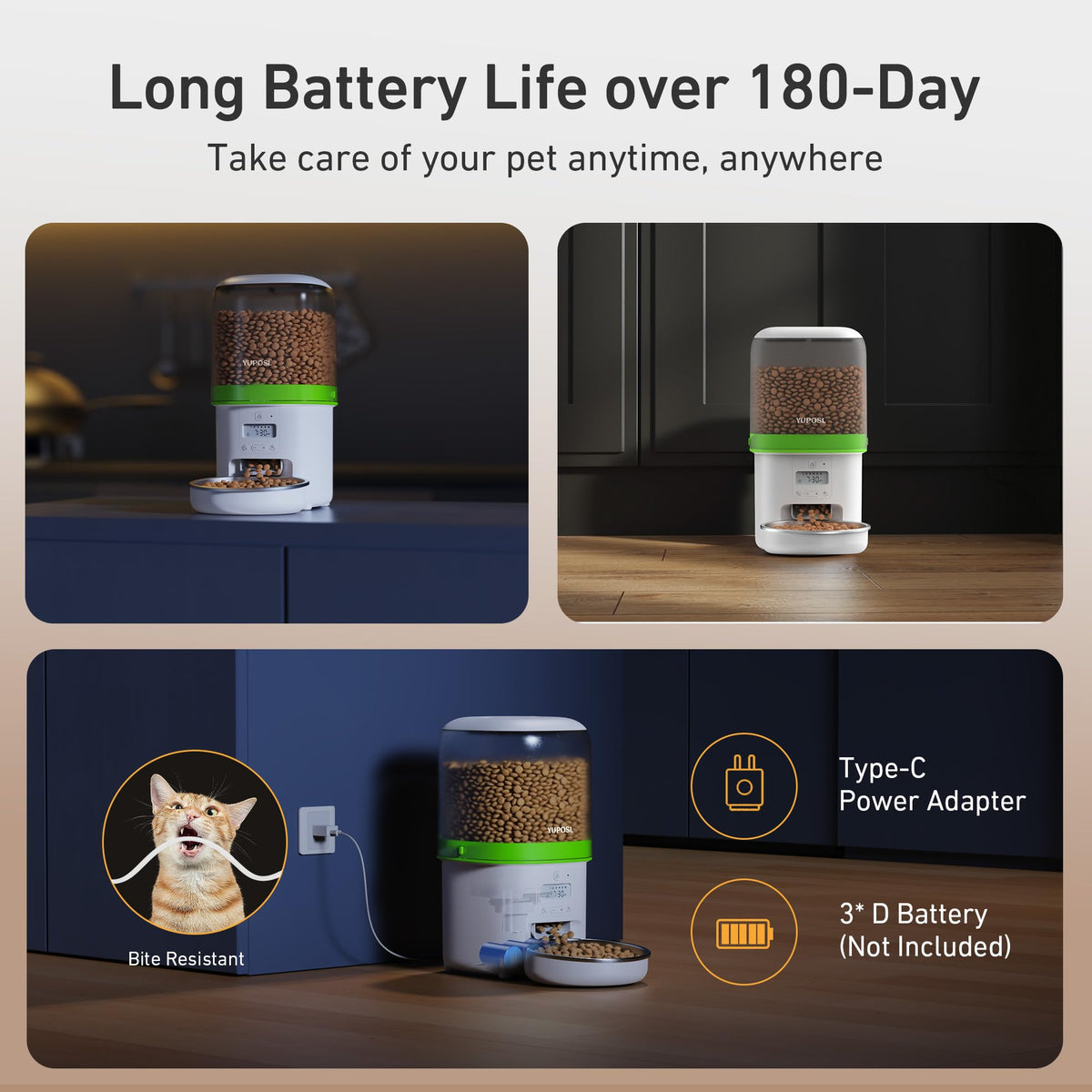 Automatic 3L Cat Feeder