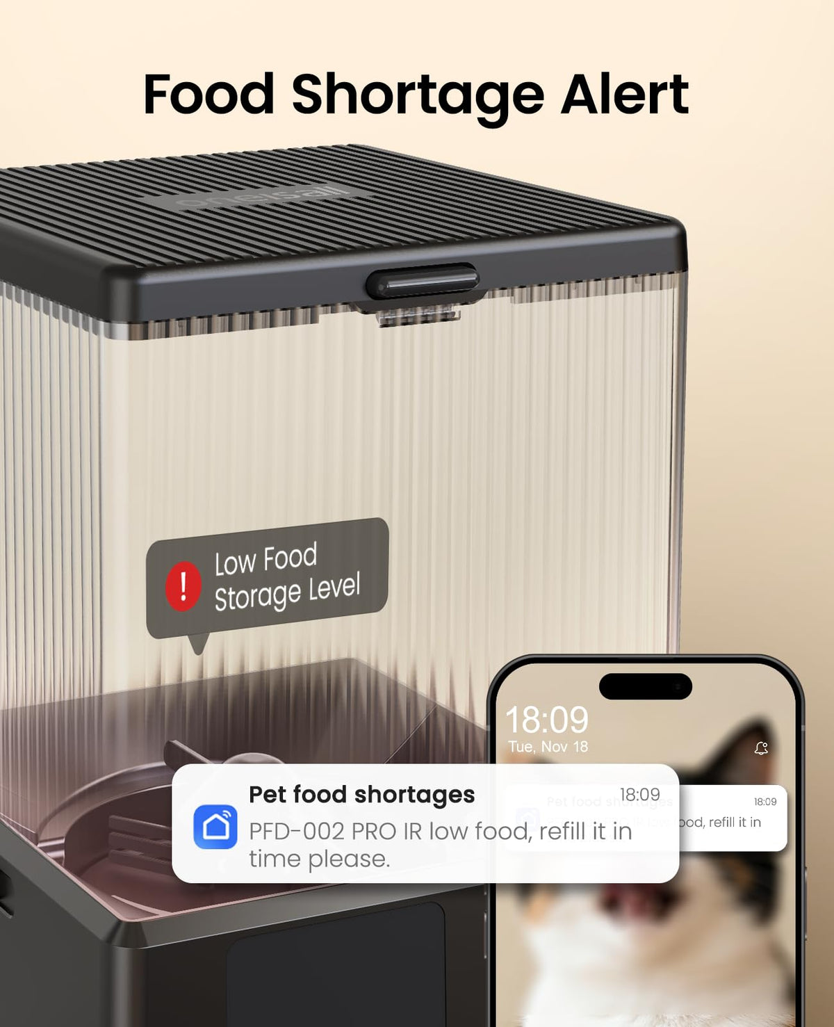 Automatic Cat Feeder for 2 Cats
