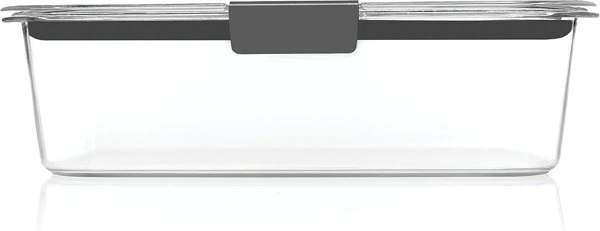 Rubbermaid Brilliance Tritan Plastic Food Storage Containers BPA Free Airtight Lids Ideal for Lunch Meal Prep & Leftovers Set of 5 (3.2 Cup)