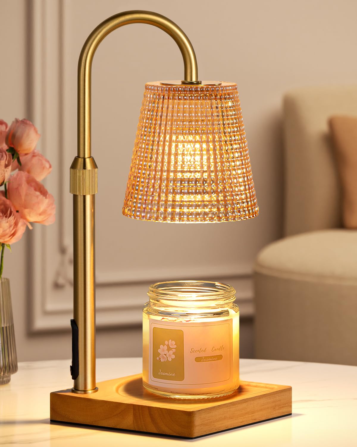 Hong-in Candle Warmer Lamp with Timer, House Warming Gifts New Home Decor