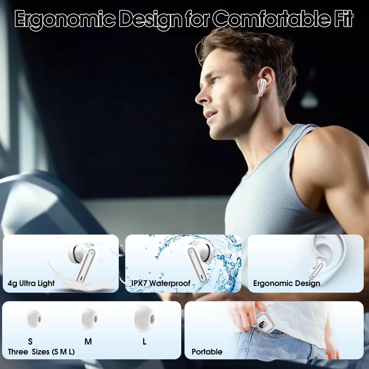 Real Time AI Translation Earbuds 165 Languages 6 Modes No Subscription