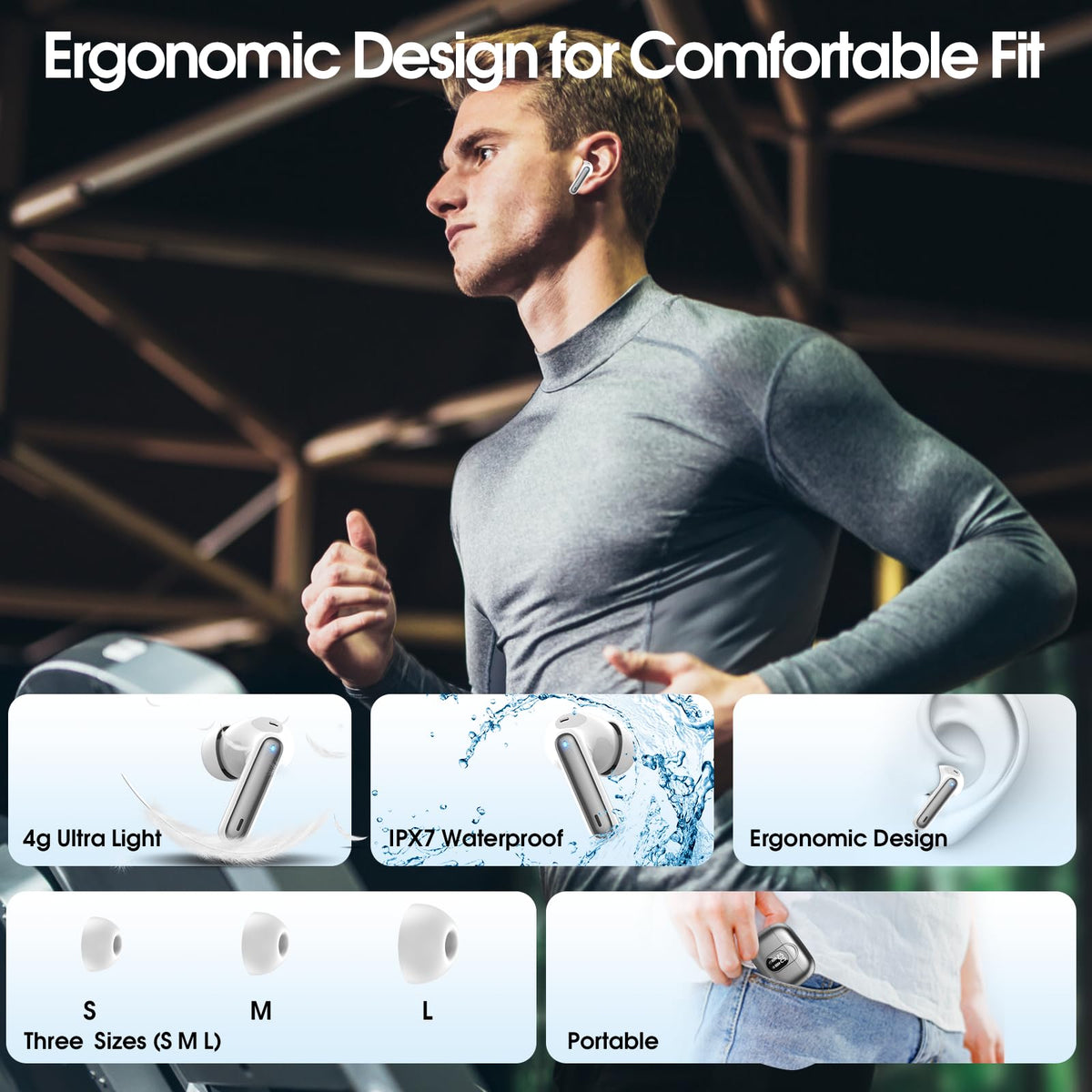 Real Time AI Translation Earbuds 165 Languages 6 Modes No Subscription