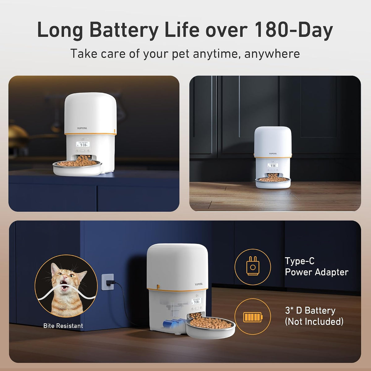 Automatic 3L Cat Feeder