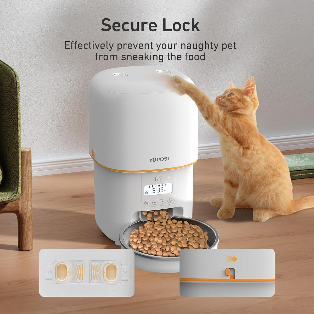 Automatic 3L Cat Feeder