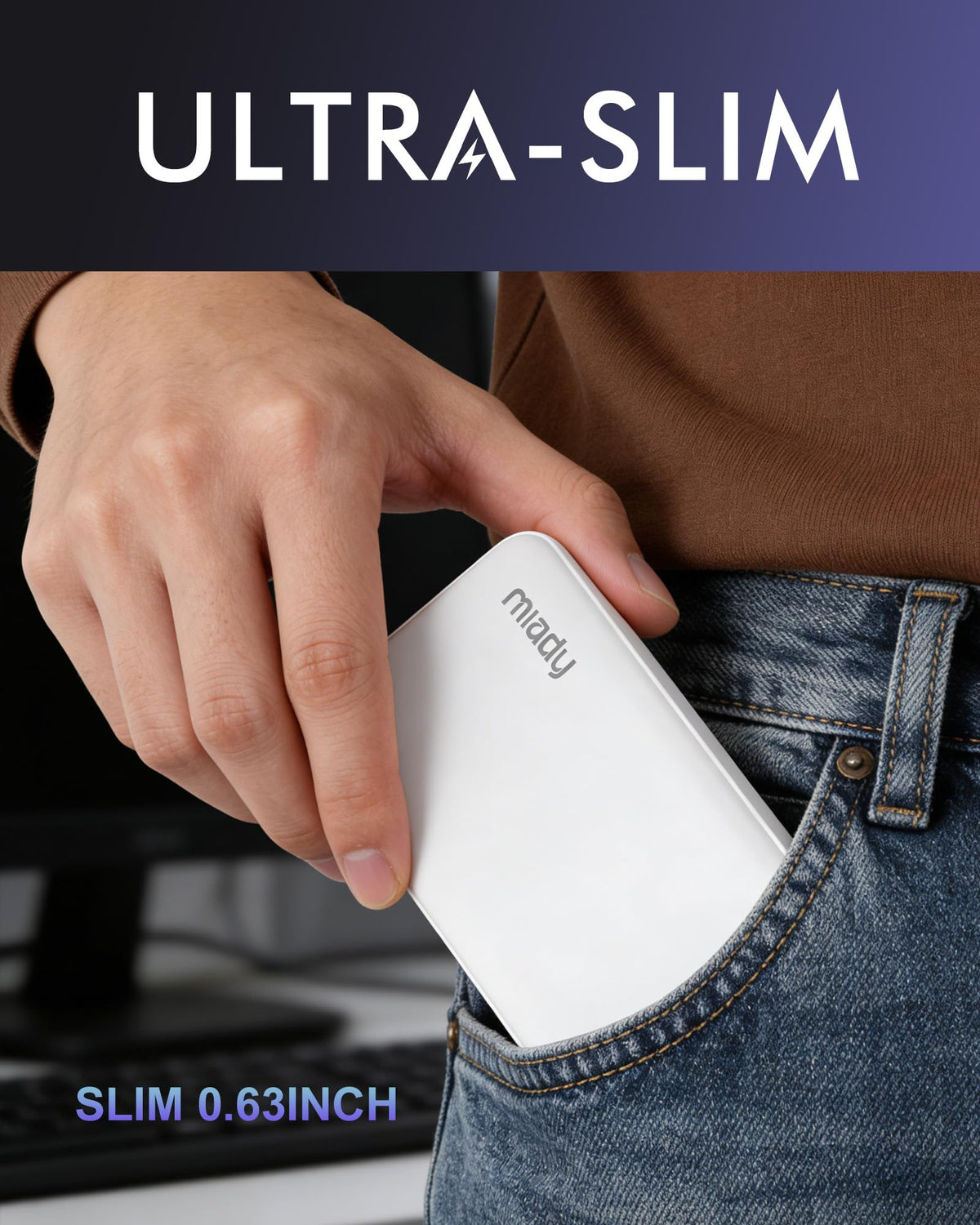 10,000mAh Portable Power Bank – 2 Pack