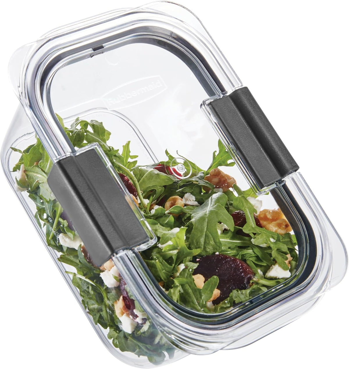 Rubbermaid Brilliance Tritan Plastic Food Storage Containers BPA Free Airtight Lids Ideal for Lunch Meal Prep & Leftovers Set of 5 (3.2 Cup)