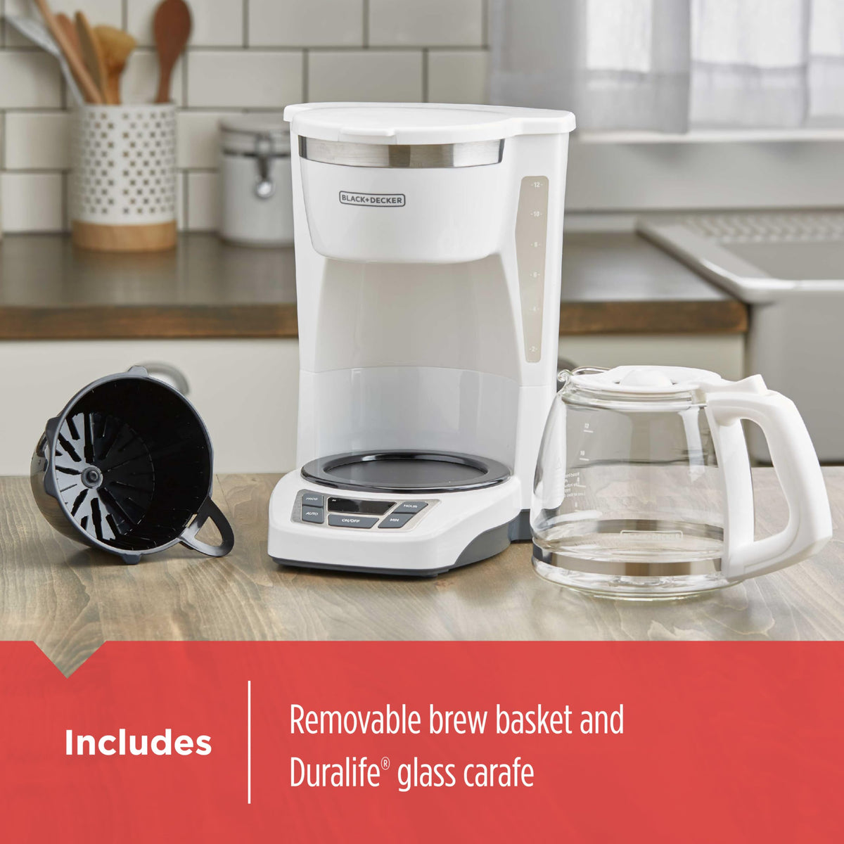 12-Cup Vortex Drip Coffee Maker