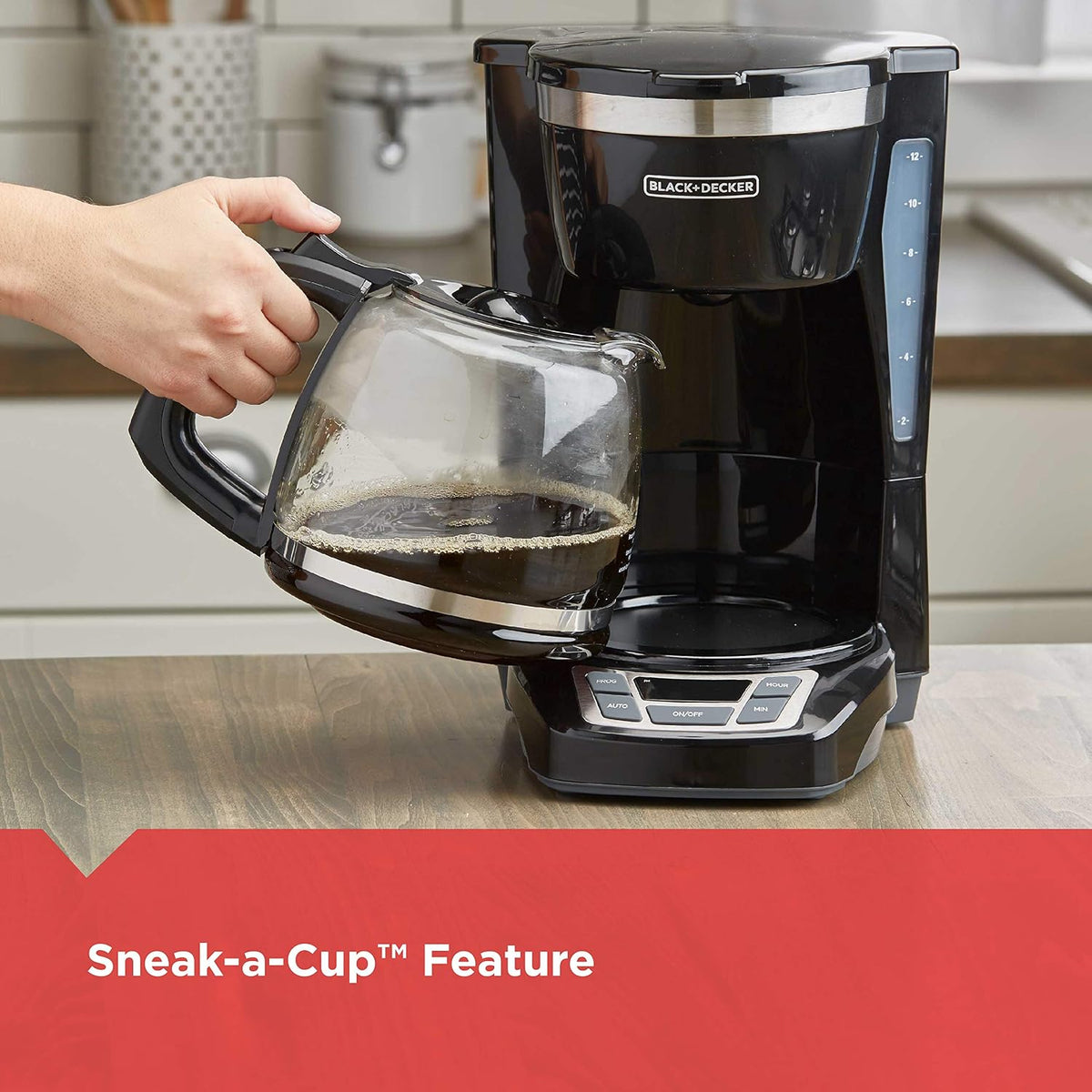 12-Cup Vortex Drip Coffee Maker