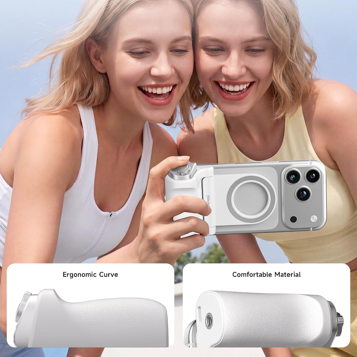 7RYMS 7RIG G1 Magnetic Phone Camera Grip for iPhone Android-Wireless Remote