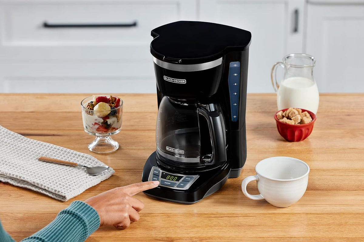 12-Cup Vortex Drip Coffee Maker