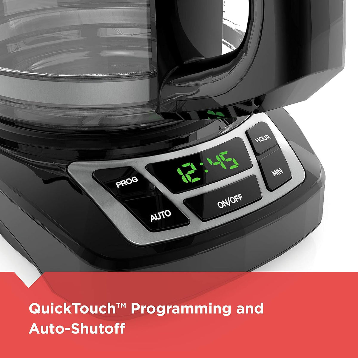 12-Cup Vortex Drip Coffee Maker