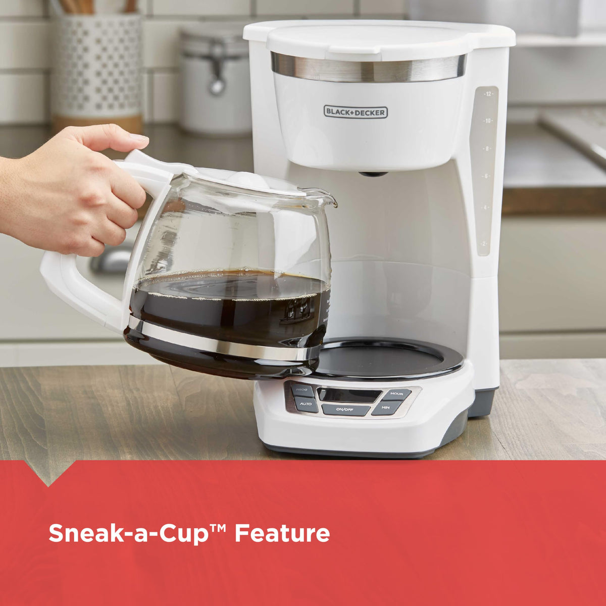 12-Cup Vortex Drip Coffee Maker