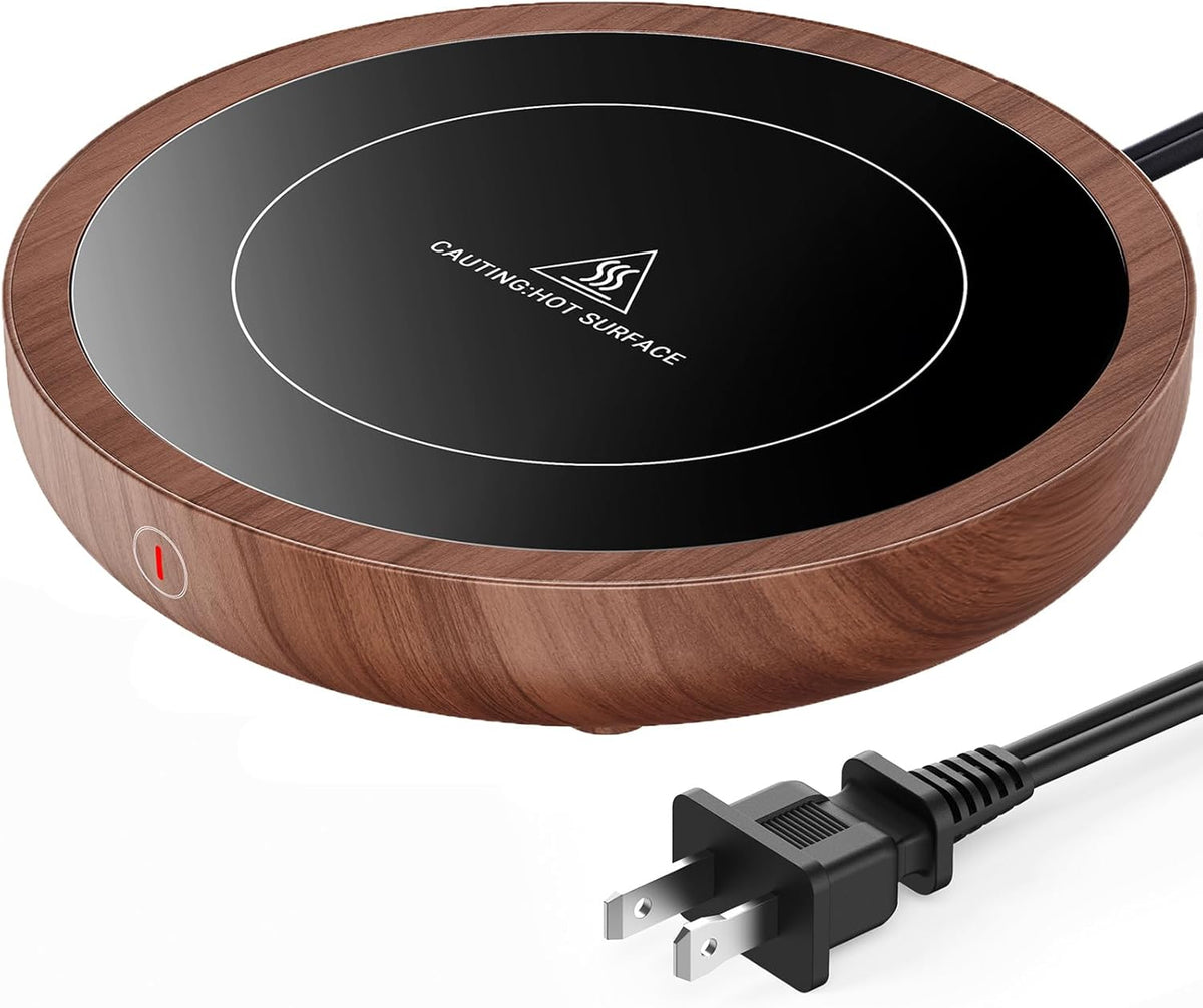 Coffee Mug Warmer, Electric Cup Warmer for Desk - Wood