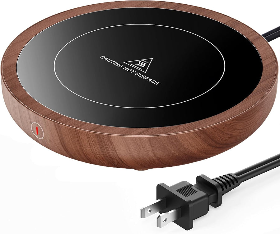 Coffee Mug Warmer, Electric Cup Warmer for Desk - Wood