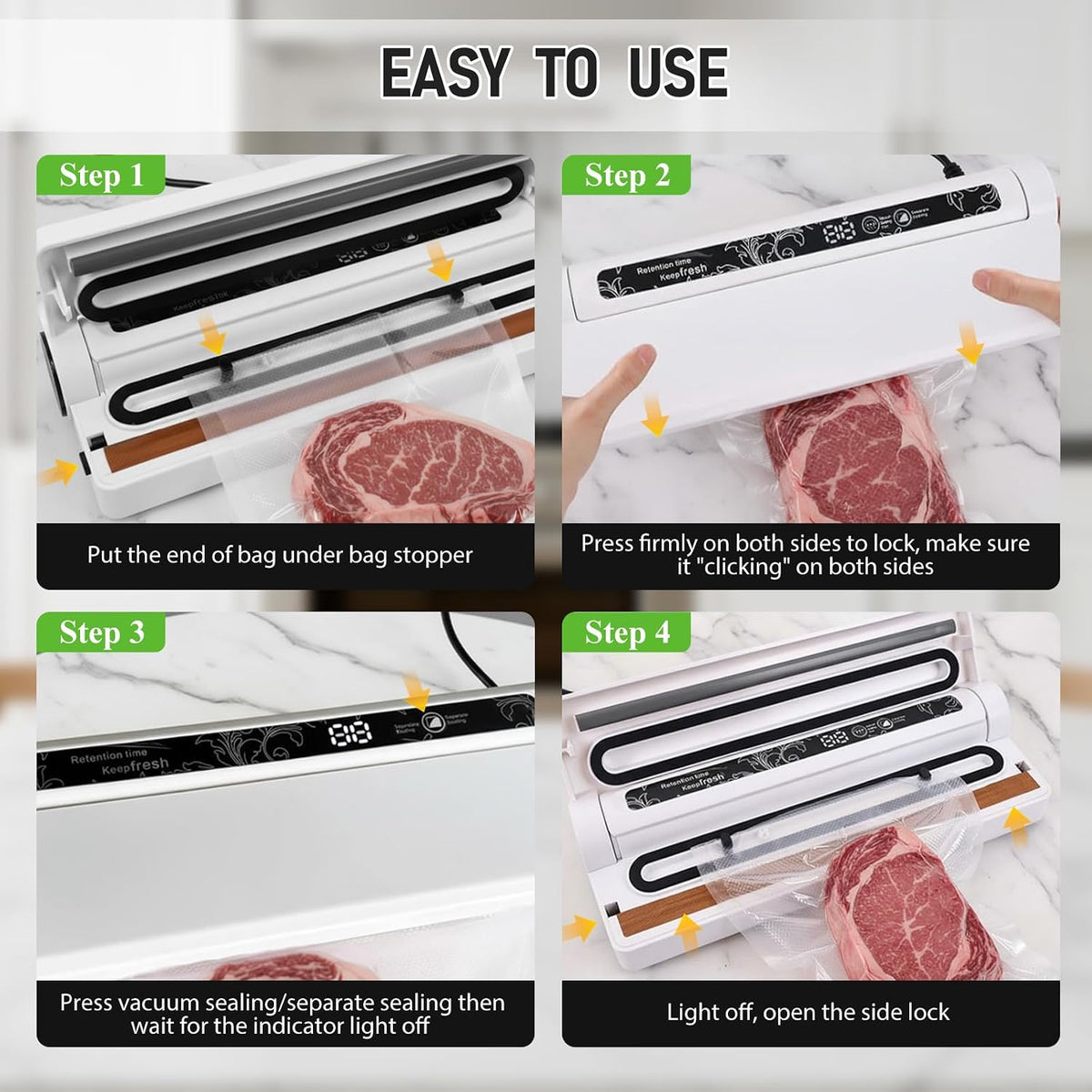 Vacuum Sealer Machine for Food, Powerful Vacuum Food Sealer