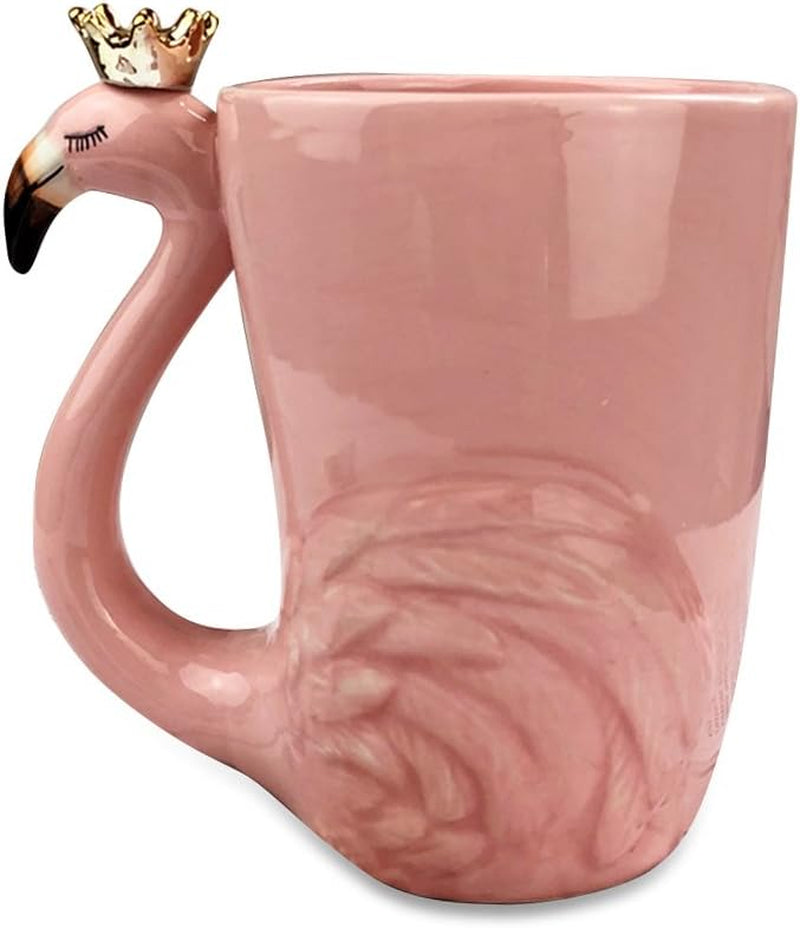 Cute Pink Flamingo Gifts for Women Coffee Mug Unique Ceramic Animal Cups