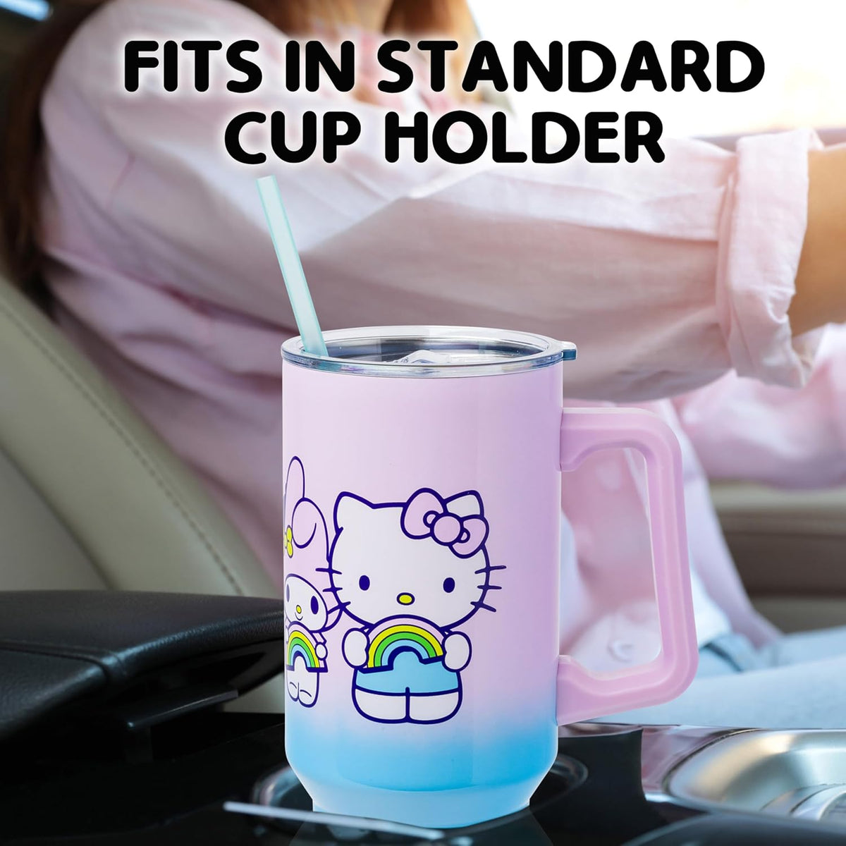 Sanrio Hello Kitty and Friends Stainless Steel Tumbler, 40Oz